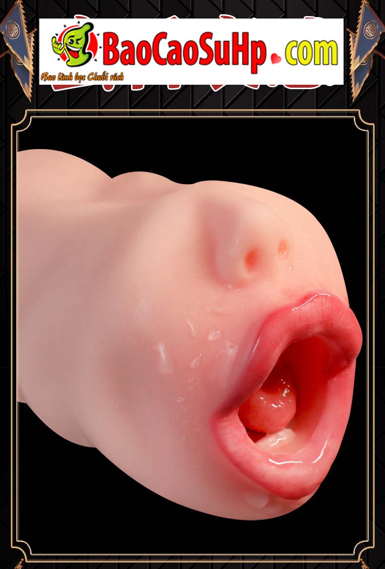 Miệng giả Jiuai Misaki nguyên khối lưỡi cong 345g anime Miệng giả Jiuai Misaki nguyên khối lưỡi cong 345g anime