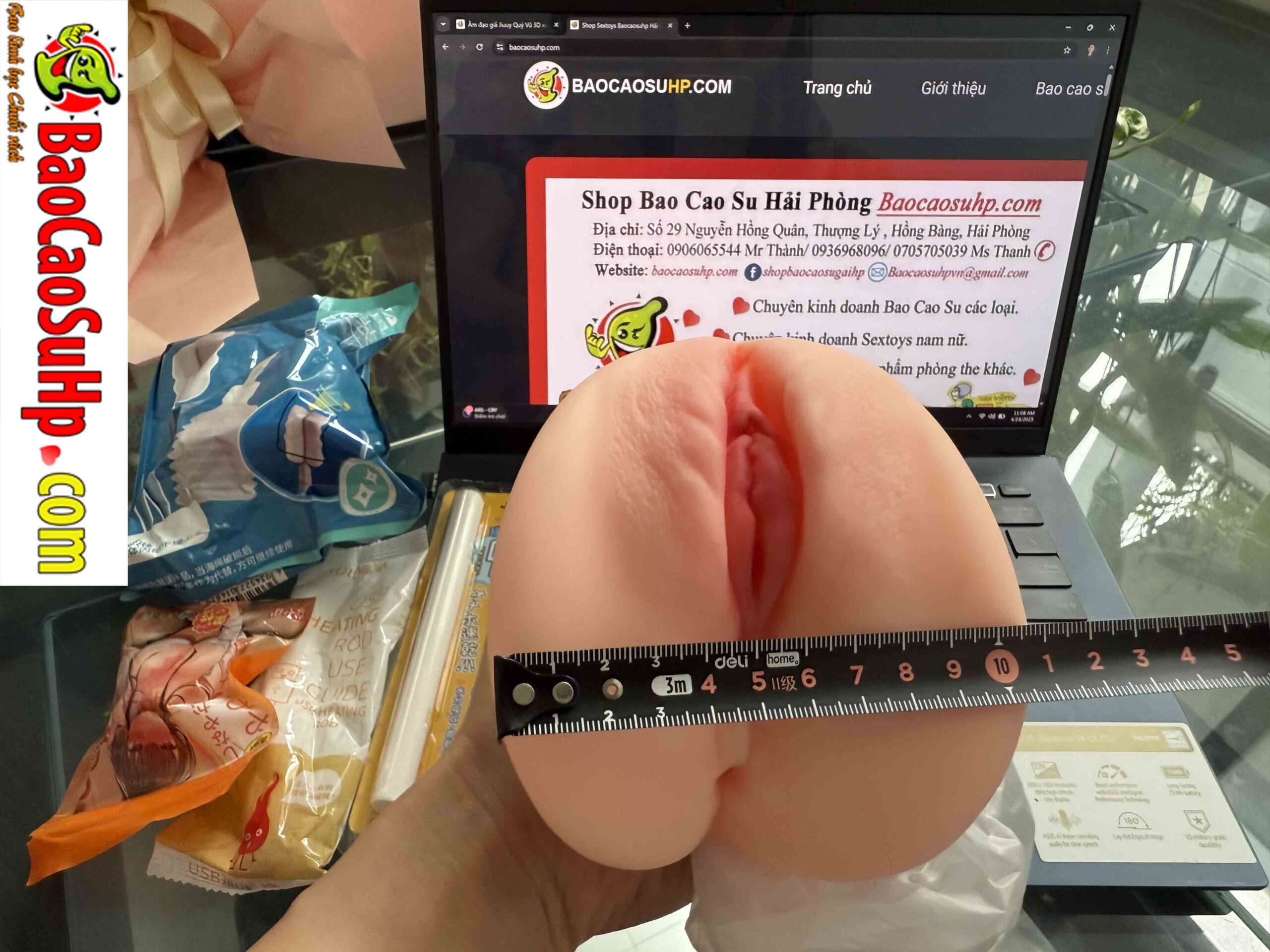 Am dao gia Jiuuy Quy Vu 3D xoan oc co vong bop khit 11kg 2 scaled - Âm đạo giả Jiuuy Quý Vũ 3D xoắn ốc có vòng bóp khít 1,1kg
