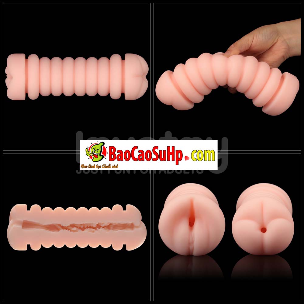 coc thu dam Lovetoy Virgin skin Blowout USA 10 - Cốc thủ dâm 2 đầu âm đạo và mông Lovetoy Virgin-skin Blowout USA
