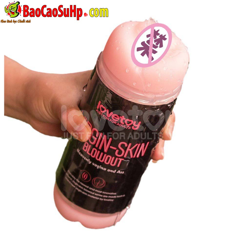 Cốc Thủ Dâm 2 Đầu Virgin Skin Mềm Mại Chính Hãng USA
