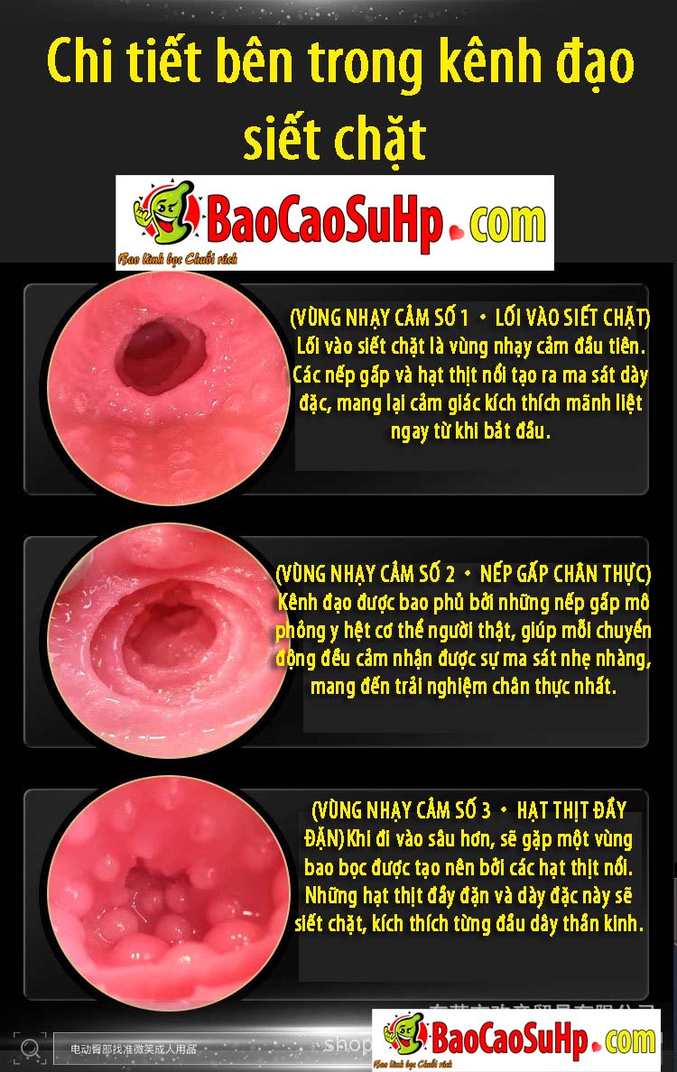 Mông giả mini rung hút co bóp phát nhiệt COC The White Cobra s Kiss tiện dụng