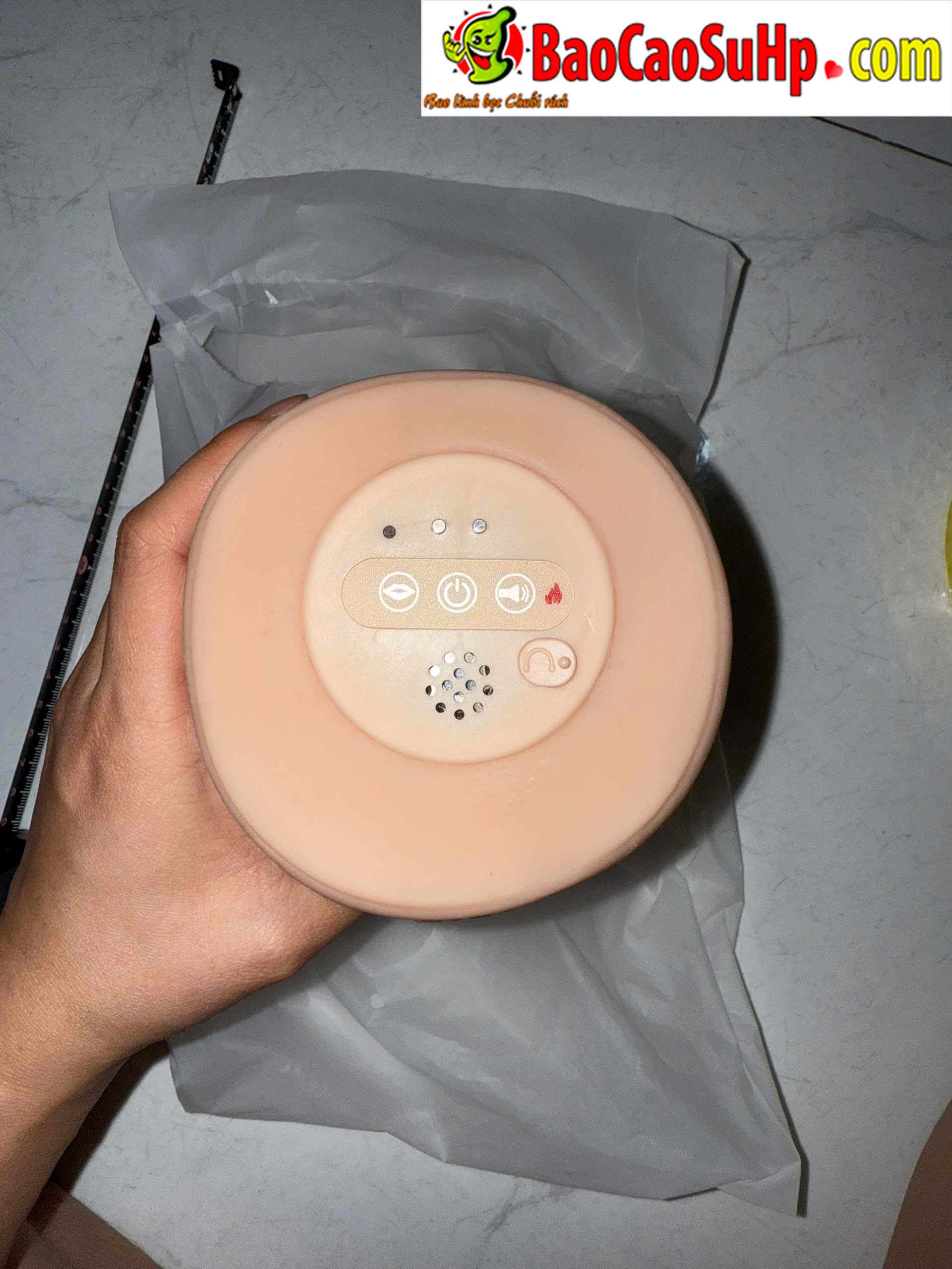 Mông giả mini rung hút co bóp phát nhiệt COC The White Cobra s Kiss tiện dụng