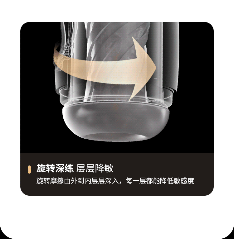 coc thu dam nho gon xoay Mizzzee Thunder Space Cabin 10 - Cốc thủ dâm Nhỏ gọn xoay Leten Thunder Space Cabin