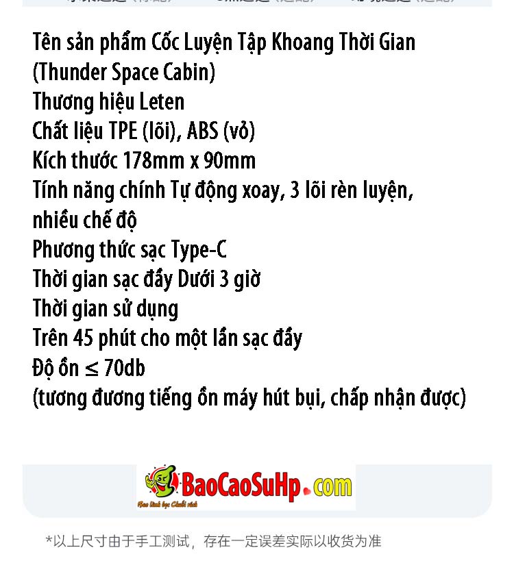 coc thu dam nho gon xoay Mizzzee Thunder Space Cabin 16 - Cốc thủ dâm Nhỏ gọn xoay Leten Thunder Space Cabin