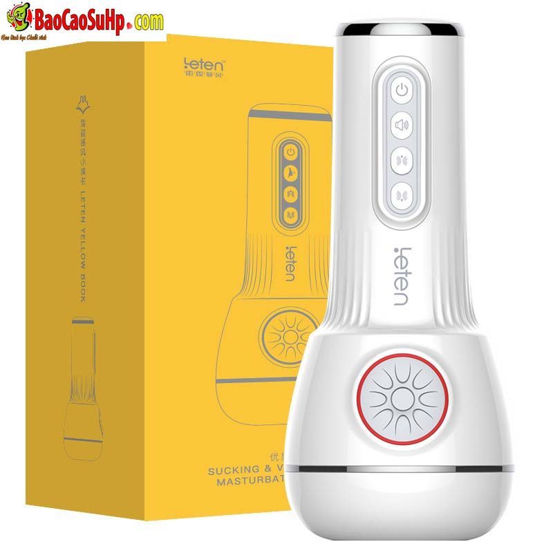 Cốc thủ dâm Leten V4 co bóp tự động cao cấp Nhật Bản nhỏ gọn