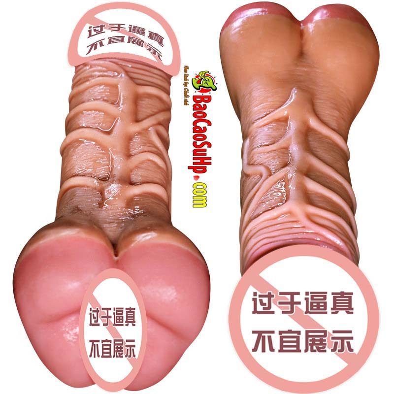 Dương vật giả cơ bắp Jiuai Zane 3D siêu nét tặng bao hậu môn