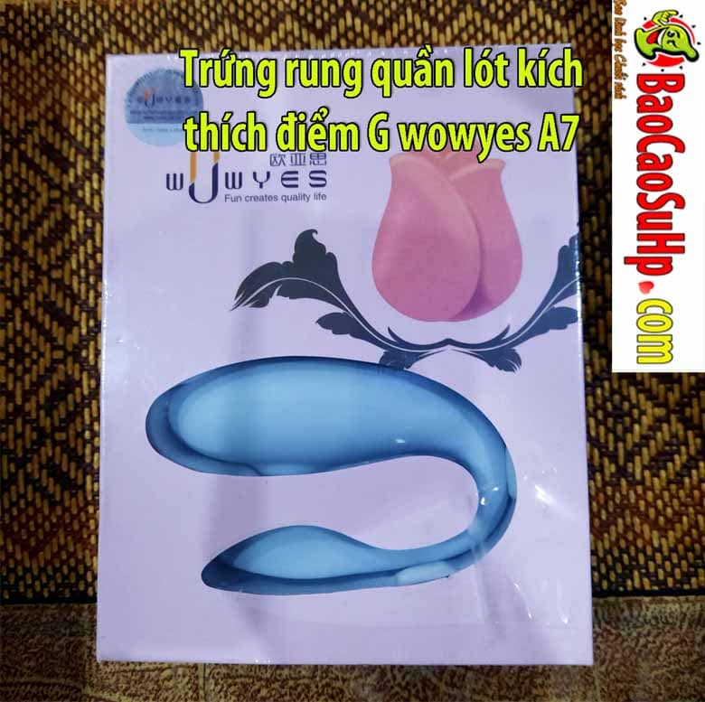  Review Trứng rung quần lót kích thích điểm G wowyes A7 loại tốt
