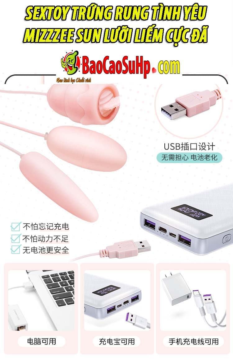 Trứng Rung Mizzzee Sun – Sextoy Lưỡi Liếm Đỉnh Cao, Kích Thích