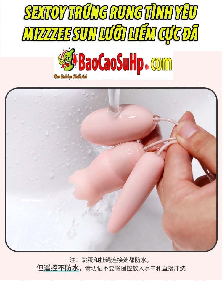 Trứng Rung Mizzzee Sun – Sextoy Lưỡi Liếm Đỉnh Cao, Kích Thích