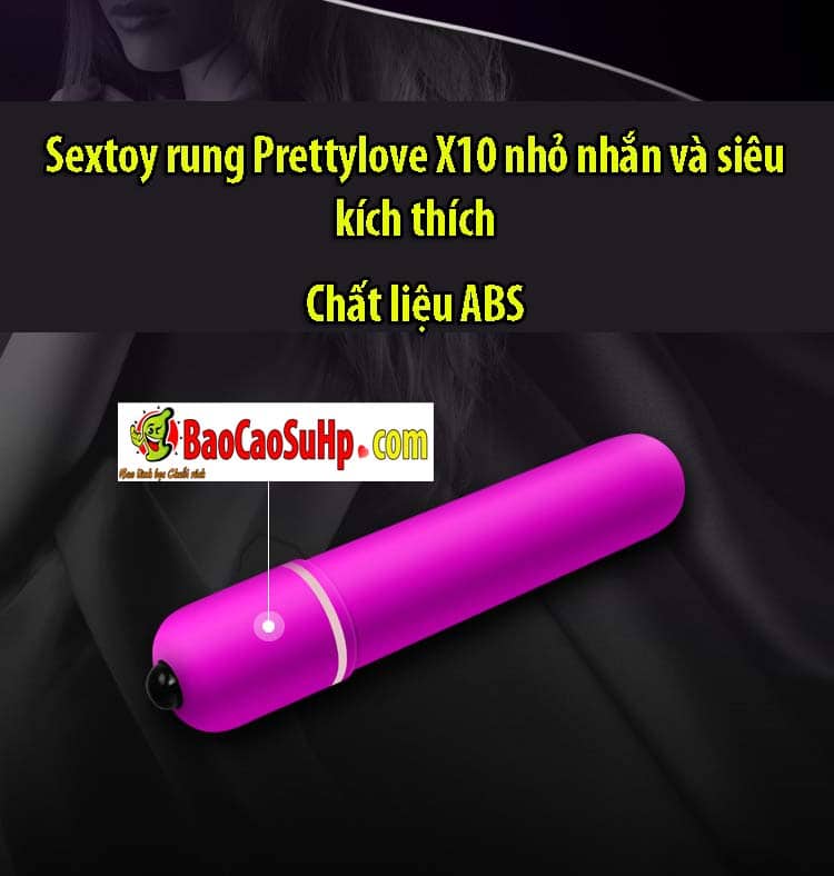 Sextoy Prettylove X10 nhỏ gọn rung mạnh siêu kích thích
