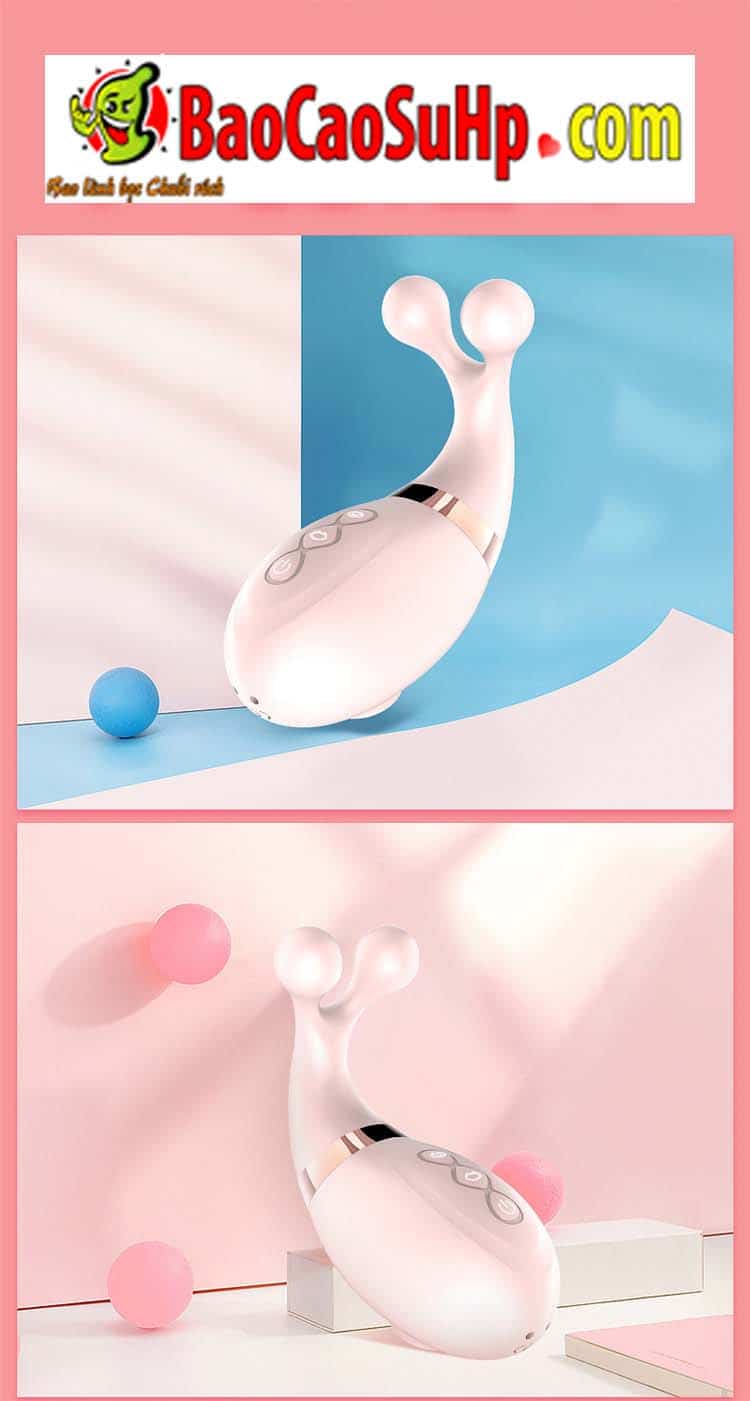 Trứng rung Shuangmi 3 in 1 đa chức năng hút liếm massage sướng