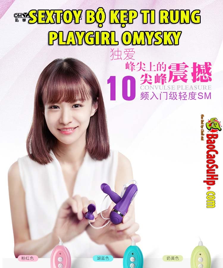 Sextoy kẹp ti rung Playgirl Omysky siêu kích thích phái mạnh