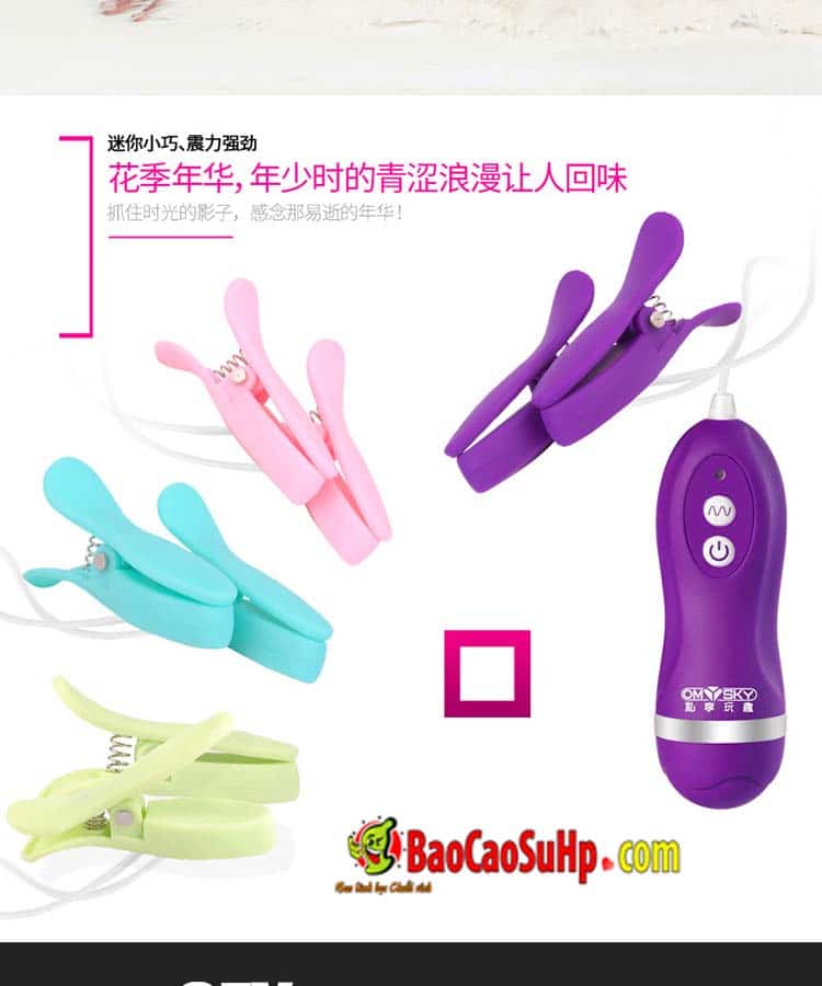 Sextoy kẹp ti rung Playgirl Omysky siêu kích thích phái mạnh
