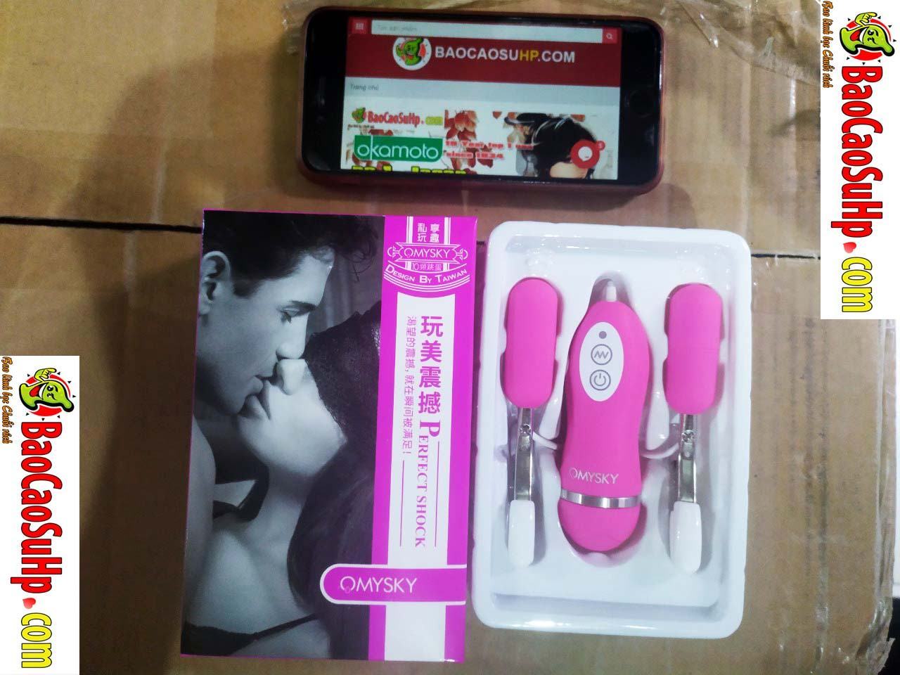 Sextoy kẹp ti rung Playgirl Omysky siêu kích thích phái mạnh
