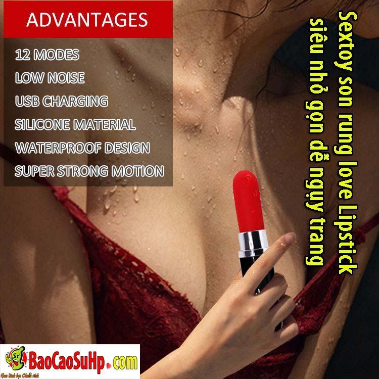 Love Lipstick sextoy rung nhỏ gọn tiện lợi kích thích cực đỉnh