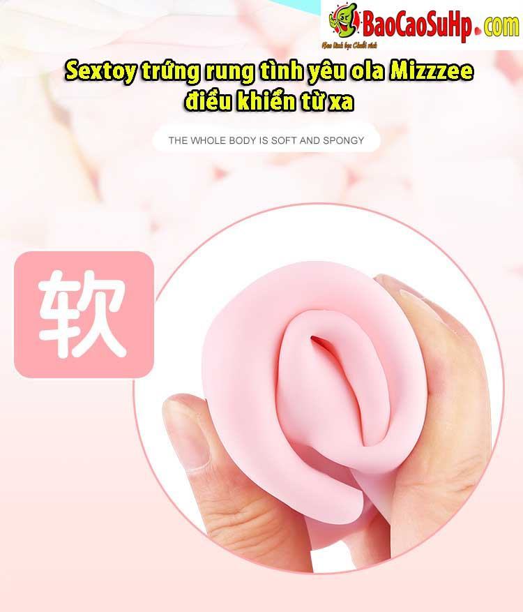 Trứng rung kích thích Ola Mizzzee điều khiển từ xa hấp dẫn