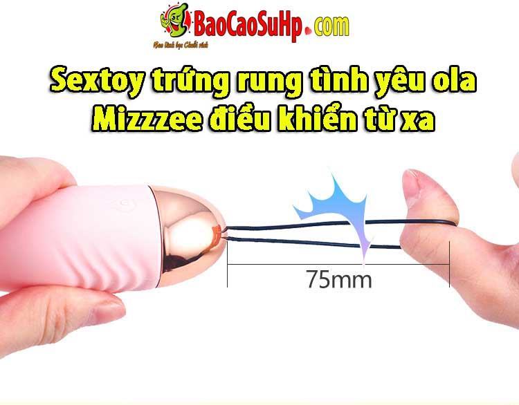 Trứng rung kích thích Ola Mizzzee điều khiển từ xa hấp dẫn