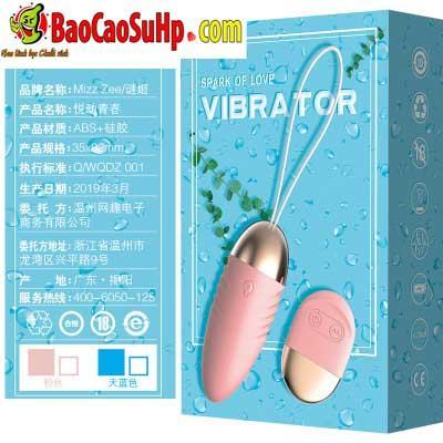Trứng rung tình yêu Ola Mizzzee điều khiển từ xa siêu mềm mại