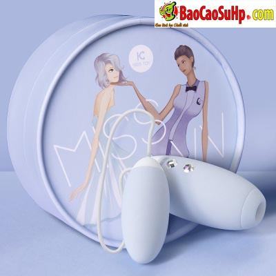 Trứng rung Mỹ kisstoy Miss W mút rung mềm mại 12 chế độ kích thích 