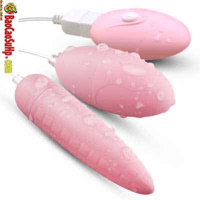 Trứng rung tai thỏ Kotoro sạc USB rung mạnh mini dễ thương phụ nữ dùng 