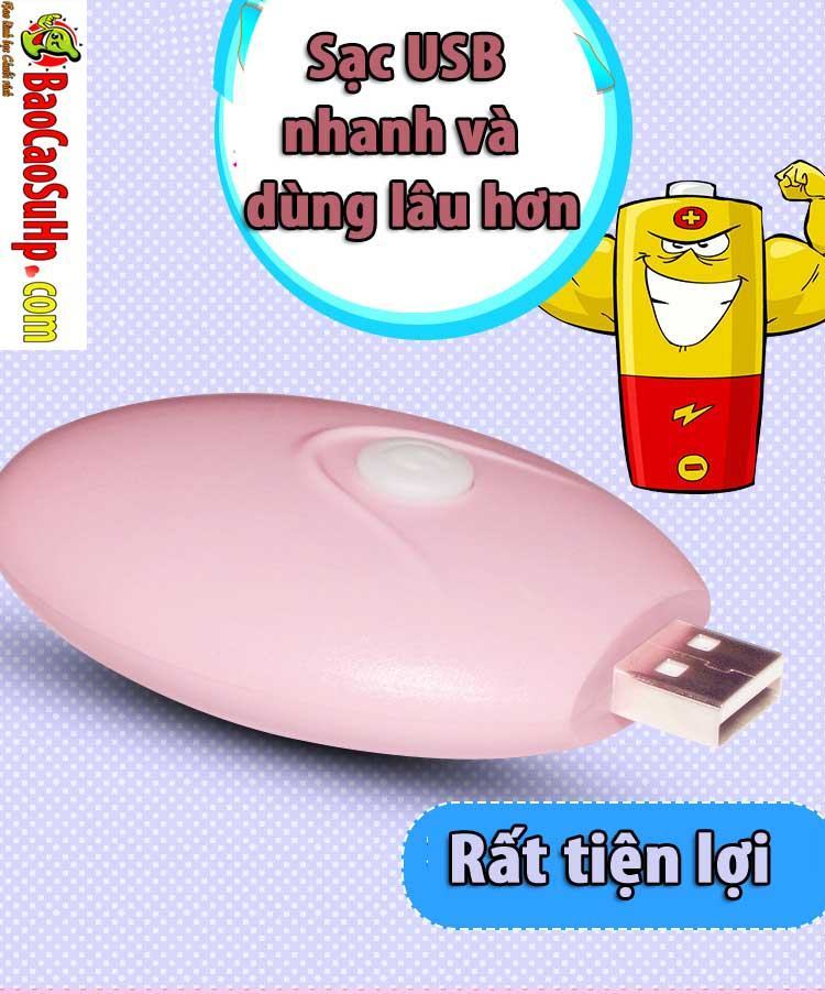 Sextoy trứng rung tai thỏ Kotoro sạc USB rung cực mạnh