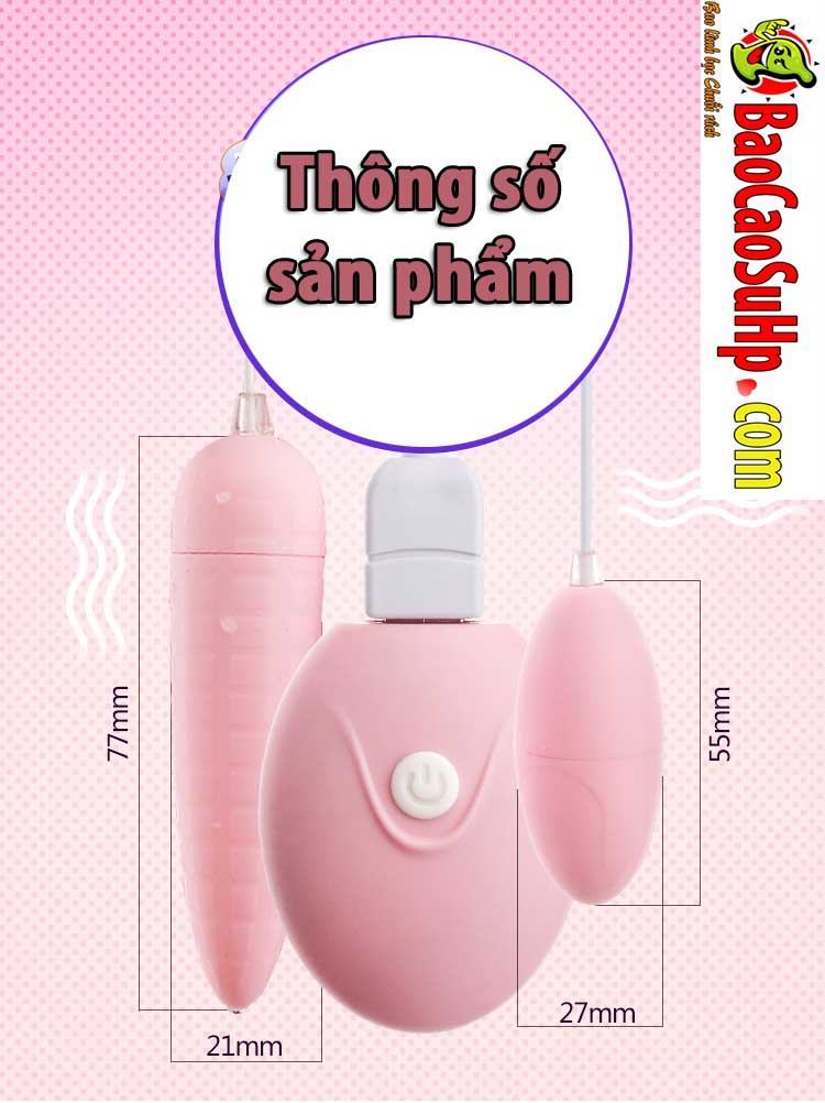 Sextoy trứng rung tai thỏ Kotoro sạc USB rung cực mạnh