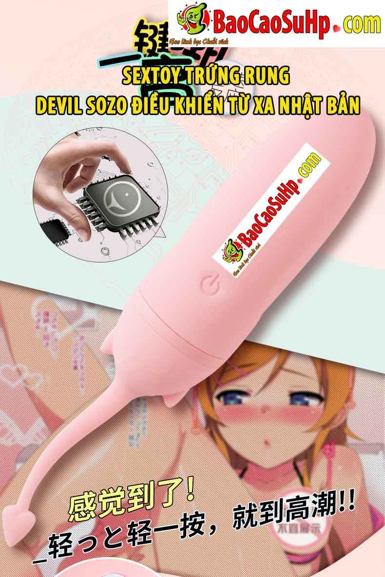 Trứng rung Devil Sozo Nhật Bản điều khiển từ xa siêu kích thích