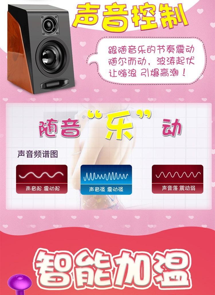 Sextoy Trứng Rung Fox Music Không Dây Phát Nhiệt Kích Thích