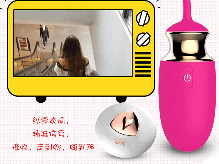 Sextoy Trứng Rung Fox Music Không Dây Phát Nhiệt Kích Thích