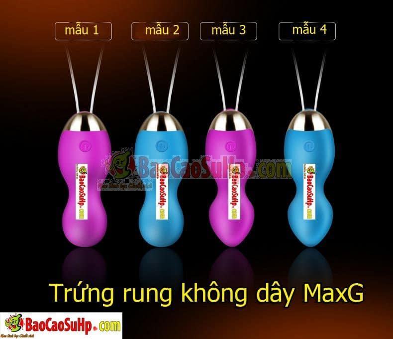 Trứng rung không dây MaxG cao cấp kích thích mạnh mẽ, an toàn