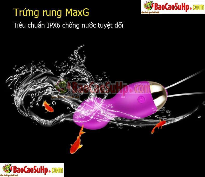 Sextoy trứng rung MaxG không dây cao cấp kích thích điểm G nữ Sextoy trứng rung MaxG không dây cao cấp kích thích điểm G nữ