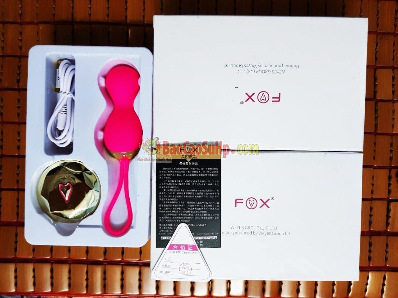 20180828220830 2928492 trung rung dieu khien tu xa cao cap fox - Sextoy Trứng rung không dây kích thích điểm G Fox