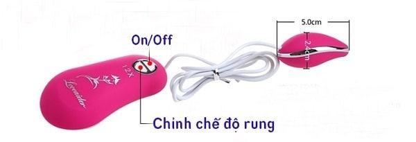 Trứng Rung Loveaider 12X Silicon 12 Chế Độ Rung Mạnh Hấp Dẫn