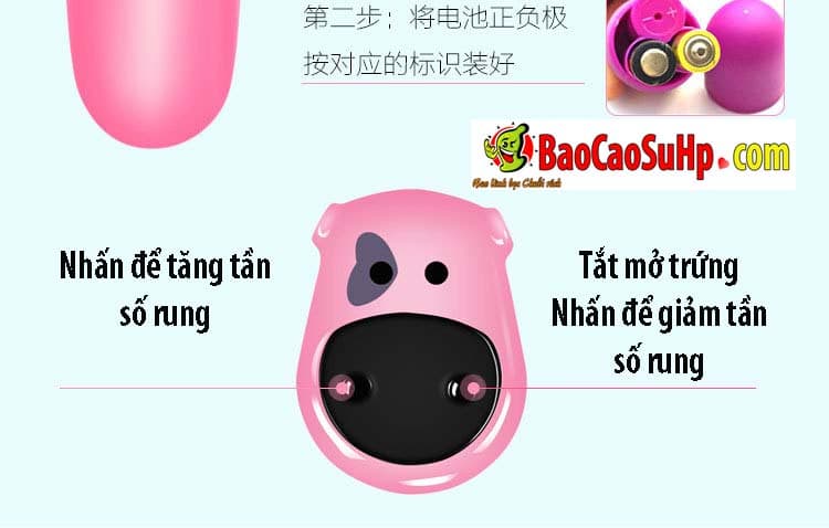 Trứng rung Cow Bò Cười điều khiển không dây kích thích mạnh mẽ