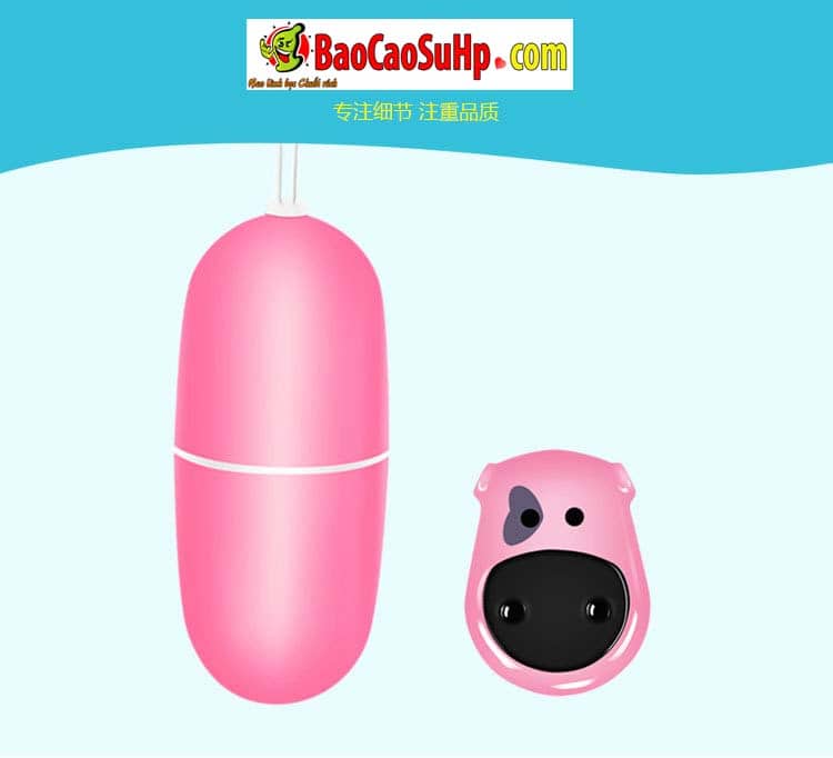 Trứng rung Cow Bò Cười điều khiển không dây kích thích mạnh mẽ
