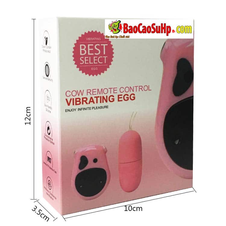 Trứng Rung Cow Điều Khiển Từ Xa Kích Thích Tình Yêu