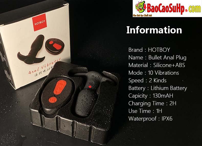 Máy rung điểm G & hậu môn Hotboy Shizu Bullet cao cấp công nghệ Nhật