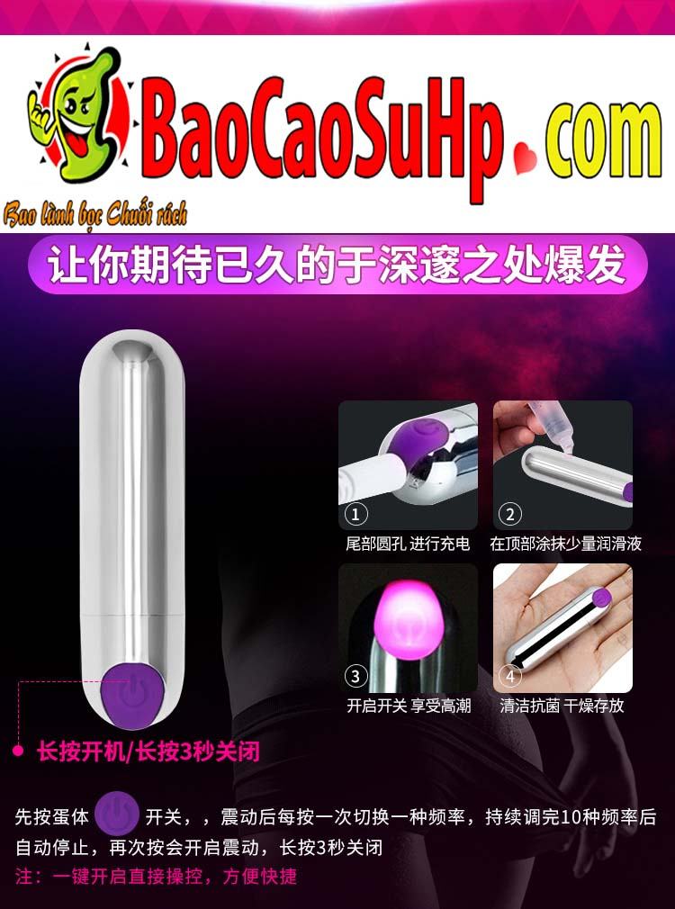 Trứng rung USB Bullet nhỏ gọn rung mạnh siêu phẩm đồ chơi tình yêu