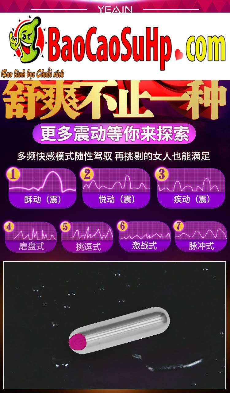 Trứng rung USB Bullet nhỏ gọn rung mạnh siêu phẩm đồ chơi tình yêu