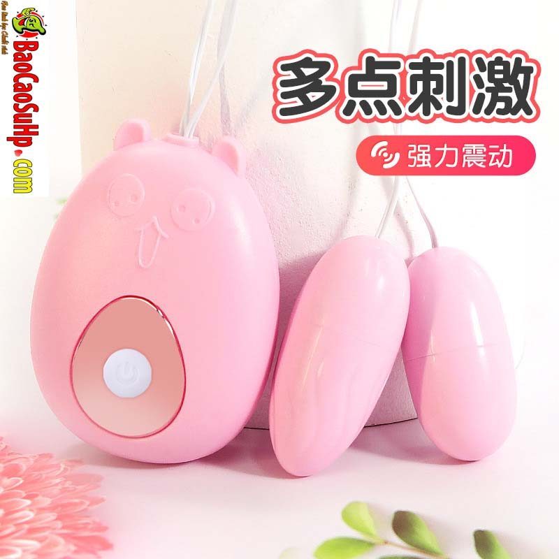 Trứng rung Bear Burn đôi siêu mạnh giá tốt khuyến mãi hấp dẫn