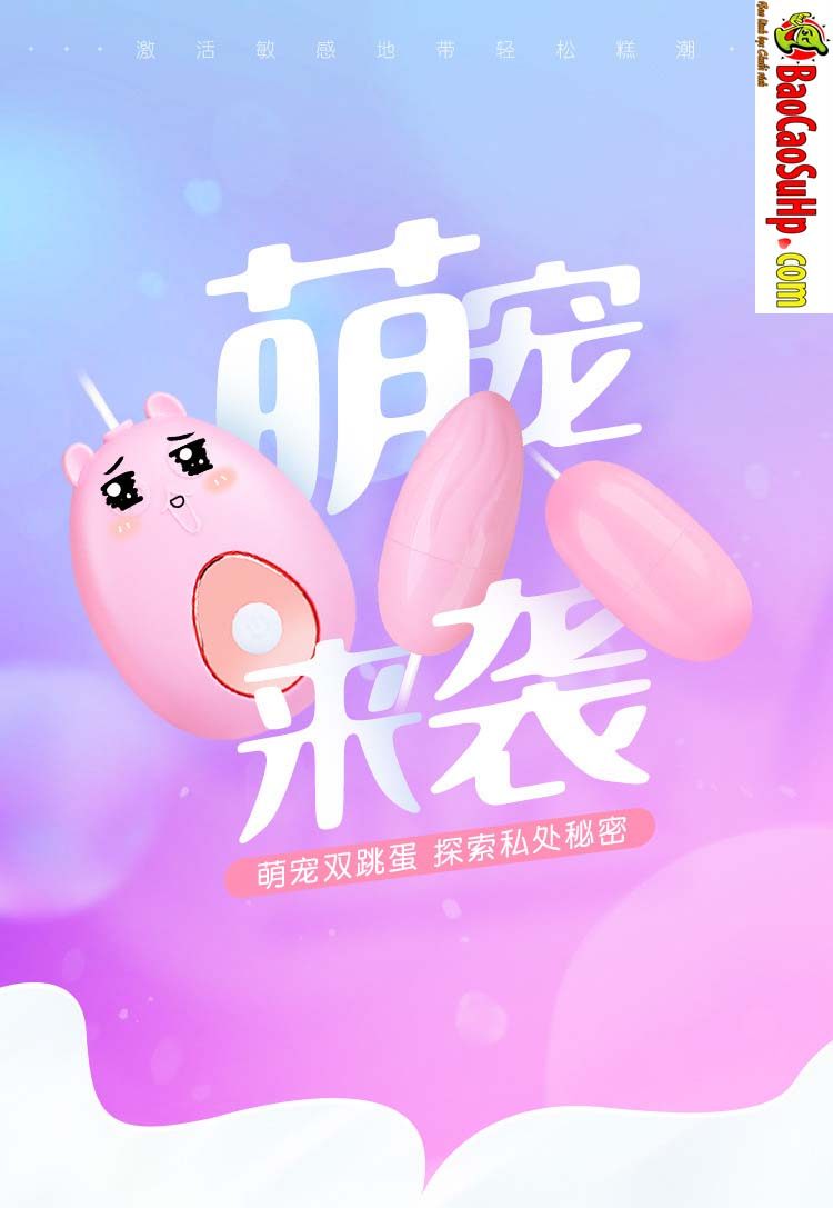 Trứng rung Bear Burn đôi siêu mạnh giá tốt khuyến mãi hấp dẫn