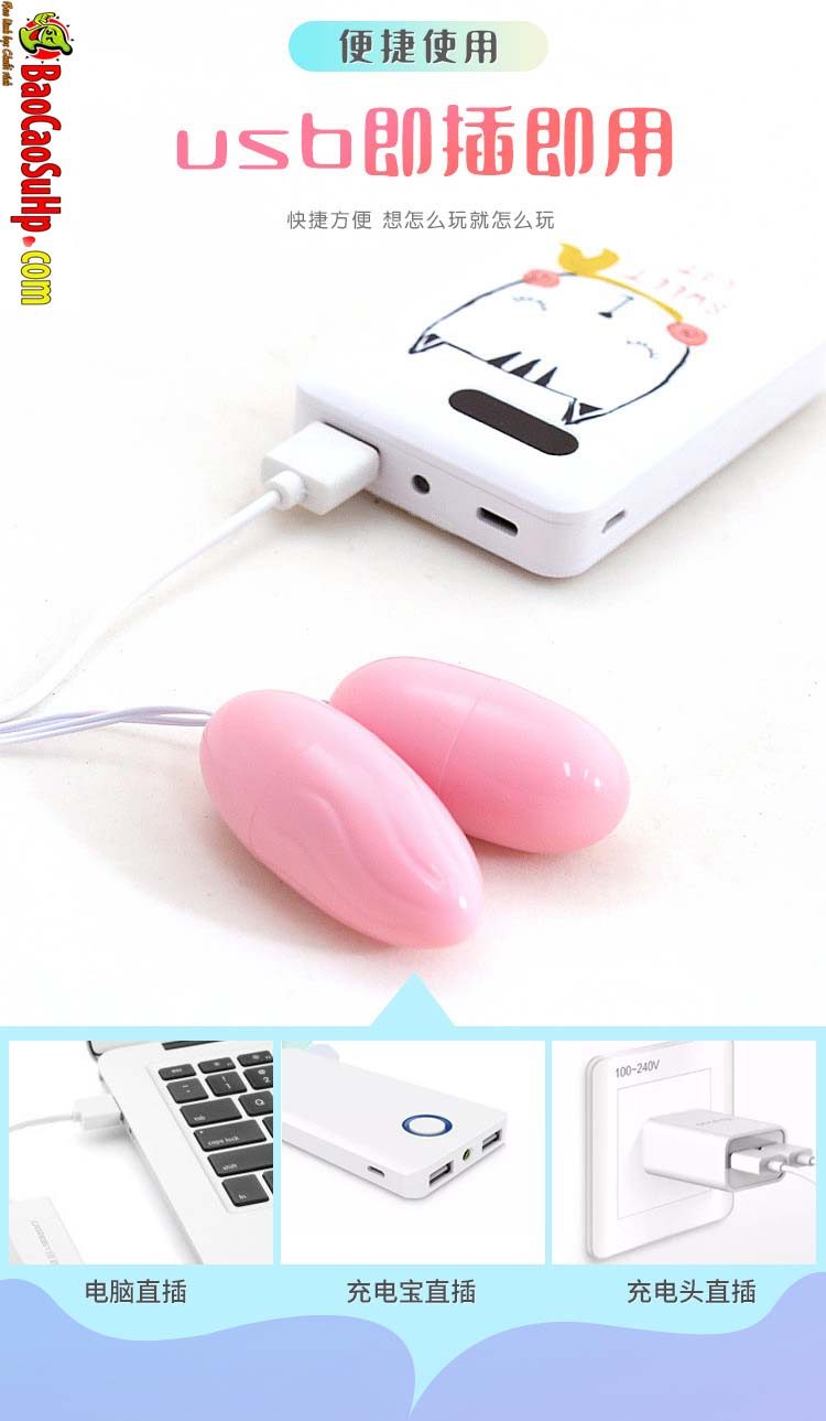 Trứng rung Bear Burn đôi siêu mạnh giá tốt khuyến mãi hấp dẫn