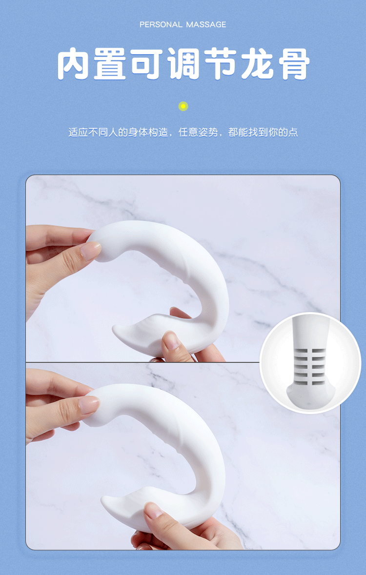 Trứng rung Backyard White kích thích hậu môn an toàn silicone mềm mại Trứng rung Backyard White kích thích hậu môn an toàn silicone mềm mại