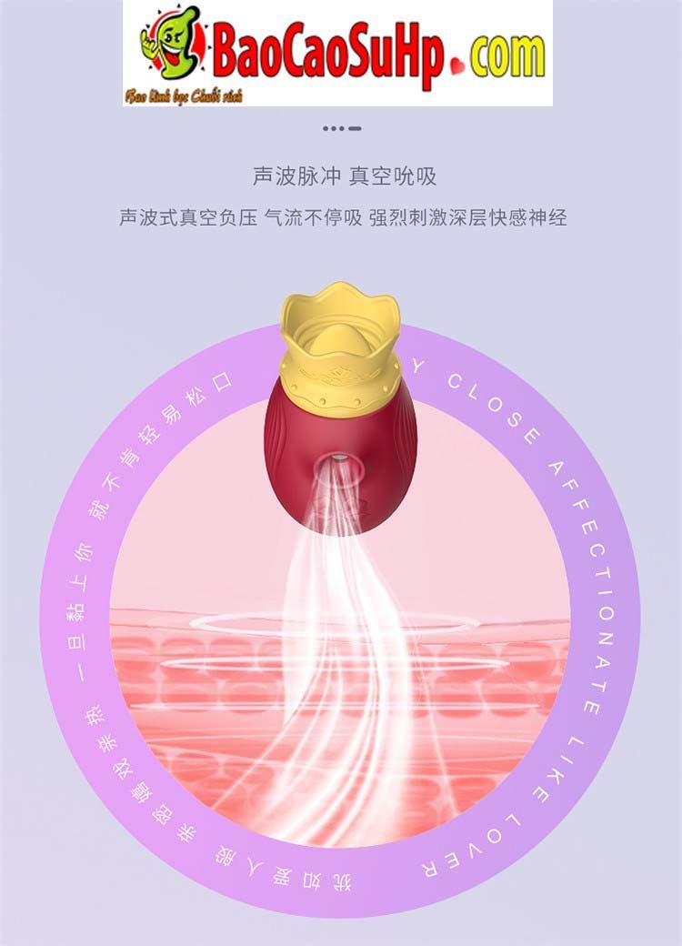 Trứng rung Crown Potato nhỏ gọn hút liếm kích thích mạnh