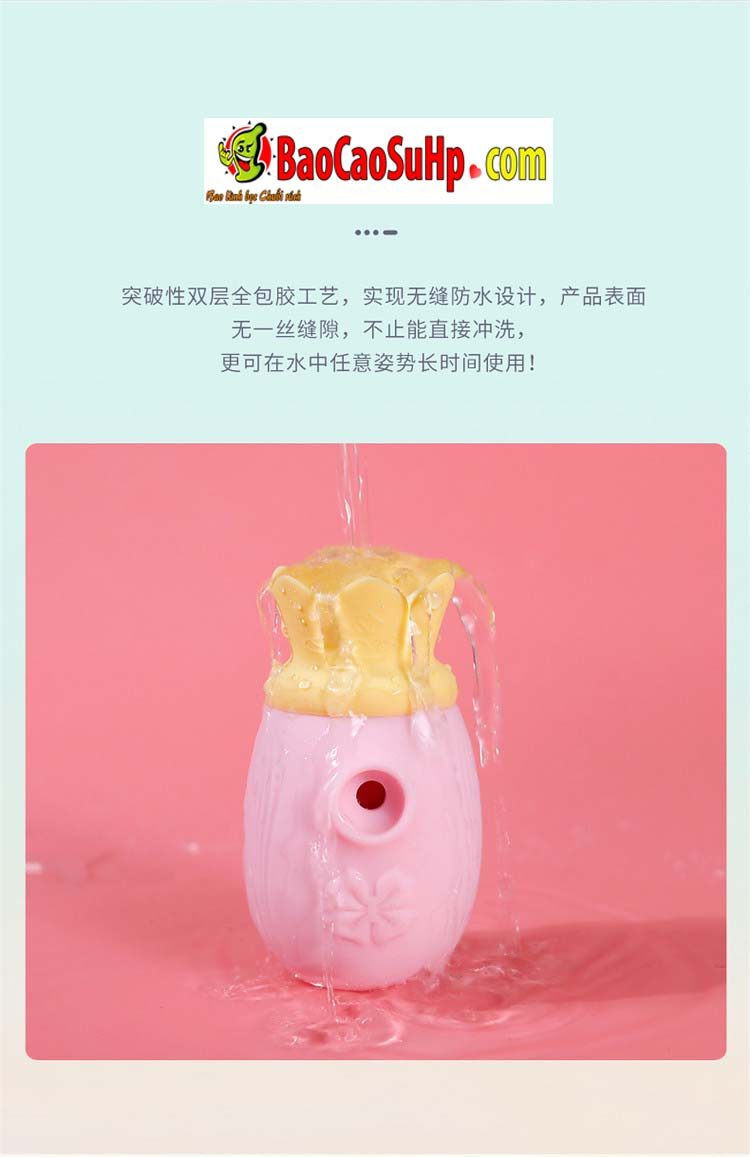 Trứng rung Crown Potato nhỏ gọn hút liếm kích thích mạnh