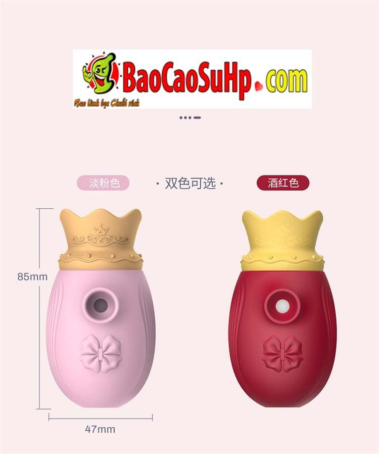 Trứng rung Crown Potato nhỏ gọn hút liếm kích thích mạnh