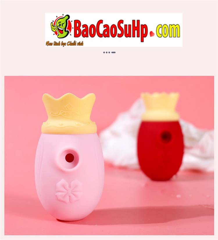 Trứng rung Crown Potato nhỏ gọn hút liếm kích thích mạnh