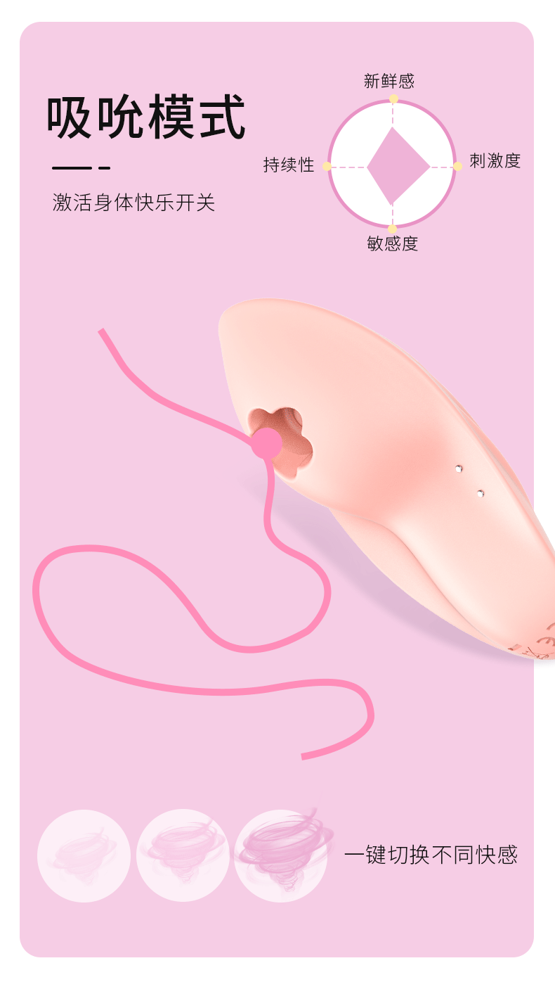 Hộp quà trứng rung tình yêu điều khiển Sweet kiss độc đáo mê hoặc