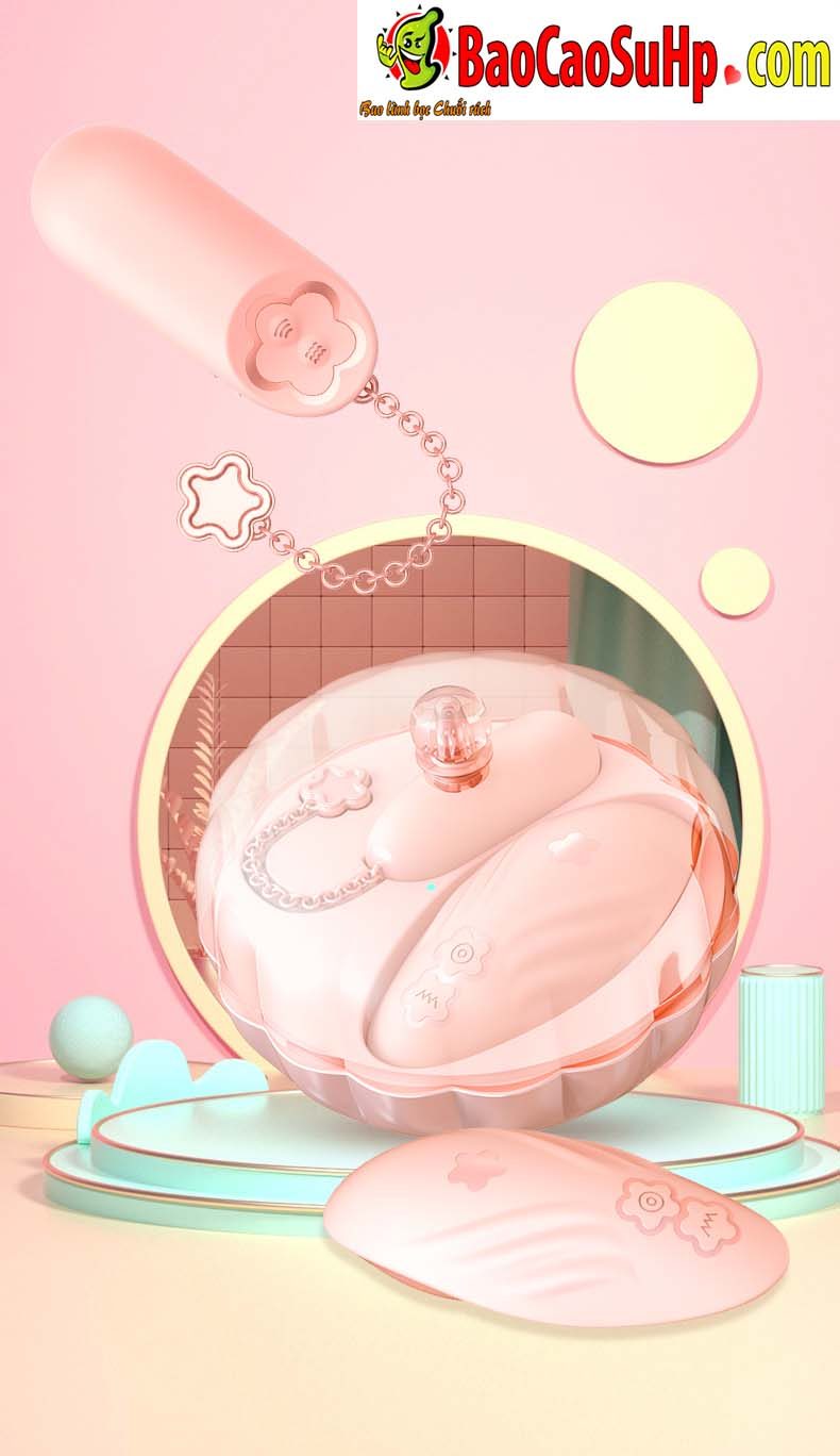 Hộp quà trứng rung tình yêu điều khiển Sweet kiss độc đáo mê hoặc