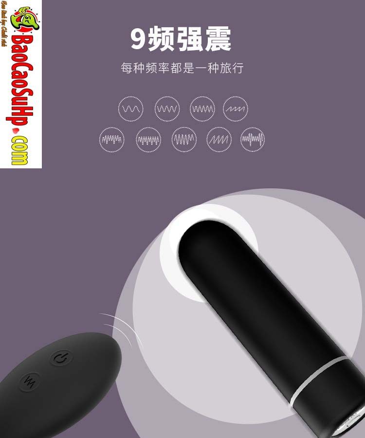 Trứng rung điều khiển từ xa Shand Seed siêu mạnh 9 chế độ rung